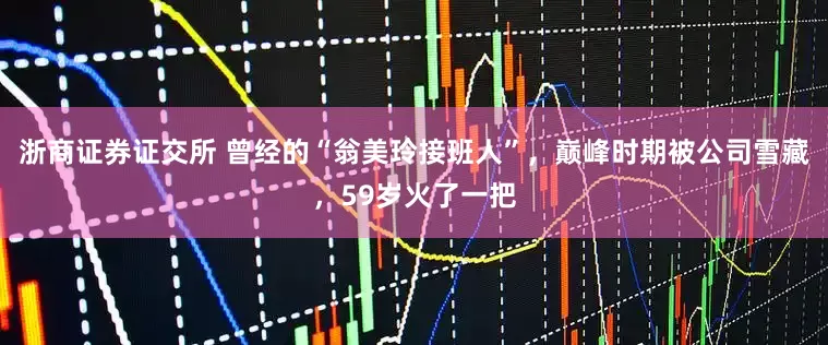 浙商证券证交所 曾经的“翁美玲接班人”，巅峰时期被公司雪藏，59岁火了一把