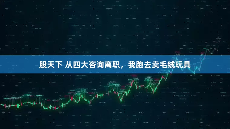 股天下 从四大咨询离职，我跑去卖毛绒玩具